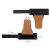 Double Layer PU Leather Gloves Wrist Strap Anti-Skid Weight Lifting Gloves Cowhide Palm Grip Pads Gym Training Gloves