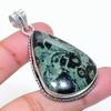 Natural Kambaba Jasper Gemstone 925 Sterling Silver Jewelry Pendant 2.13" AP-15406