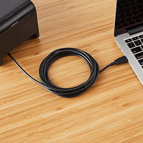 Basic USB Cable USB2.0 Printer Compatible 3.0m (USB Type A Male - USB Type B Male) Black