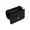 Moschino Laminated Logo Cotton Blend Shoulder Bag Women Shoulder Bag Black A740482681555