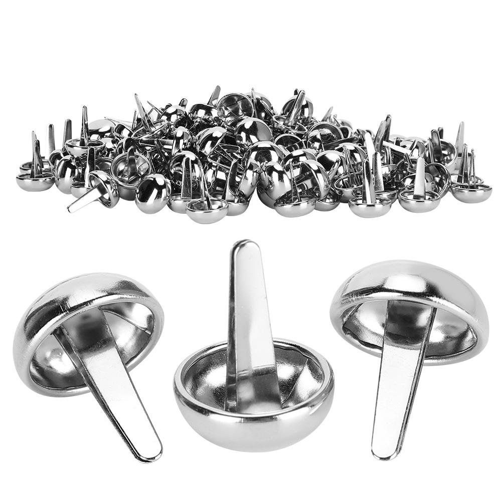 200 ks 0,6 palce Spodní nýty Hřibovité nýty pro kůži DIY řemeslo Kabelka Peněženka