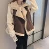 2024 Women's Autumn/Winter Imitation Lambskin Suede Vest: Loose, Stylish Korean Design