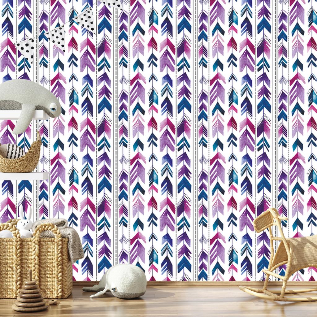 Painted Arrows Wallpaper for Living Room and Bedroom 50x1000