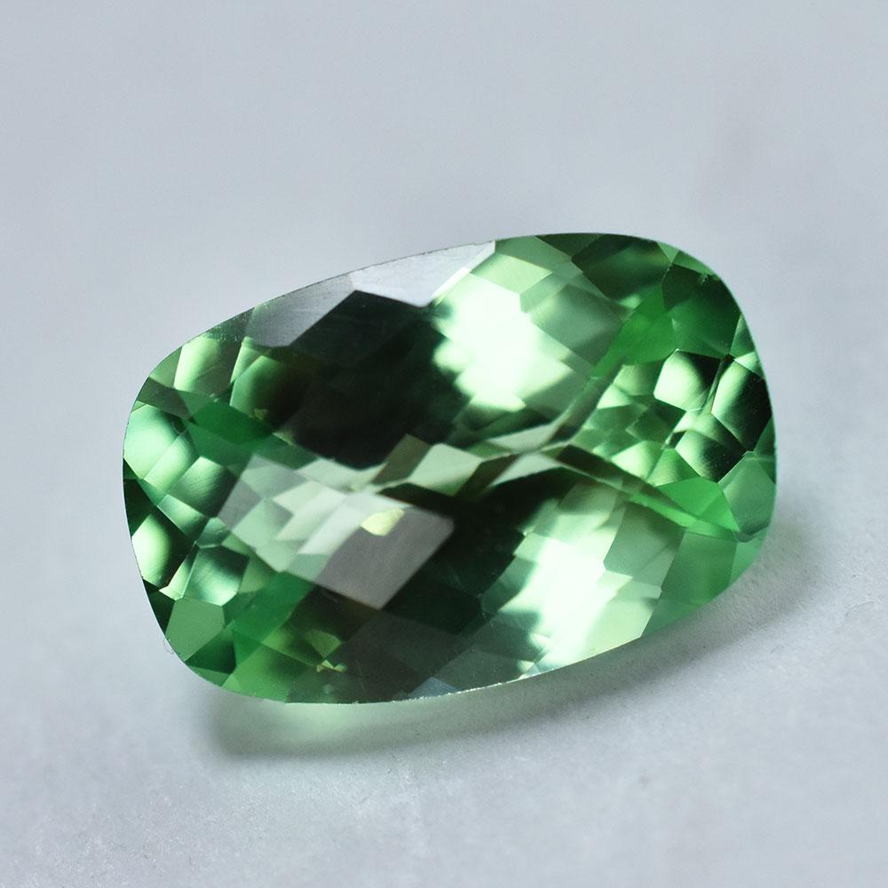 Bluish Green Sapphire Natural Cushion 10x9 mm Flawless Ceylon Loose Gemstone