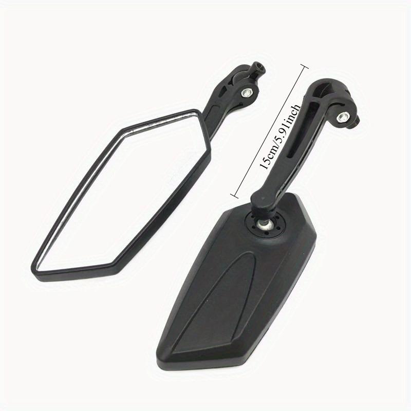 1pair Motorcycle Universal Mirror Scooter E-Bike Cafe Racer Retro Rearview Mirrors Electrombile HD Vision Side Mirror