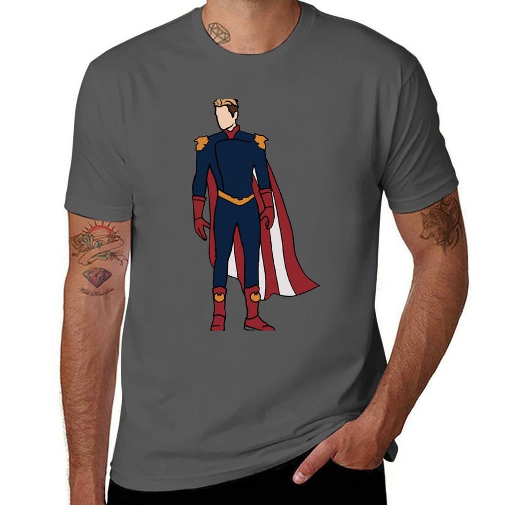 Homelander The Boys TShirt Casual Loose Fit Summer Tee Shirt TShirt