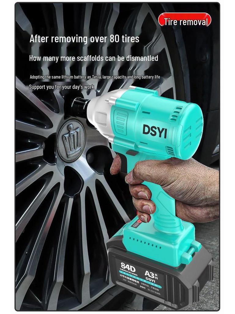 V Japanese Da Yi Brushless Electric Torque Wrench - 2106 Impact Scaffolder for Woodworking & Auto Repair