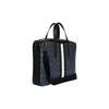 Coach Graham Classic Monogram Stripe Large Capacity Zipper Closure Detachable Shoulder Strap Shoulder Tote Crossbody Bag Men Bags C9826-QBDEI