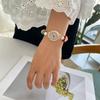 Bonbonfarbene Kette Armbanduhr Handgefertigte Armbanduhren Neue Quarzuhren Damen Mädchen