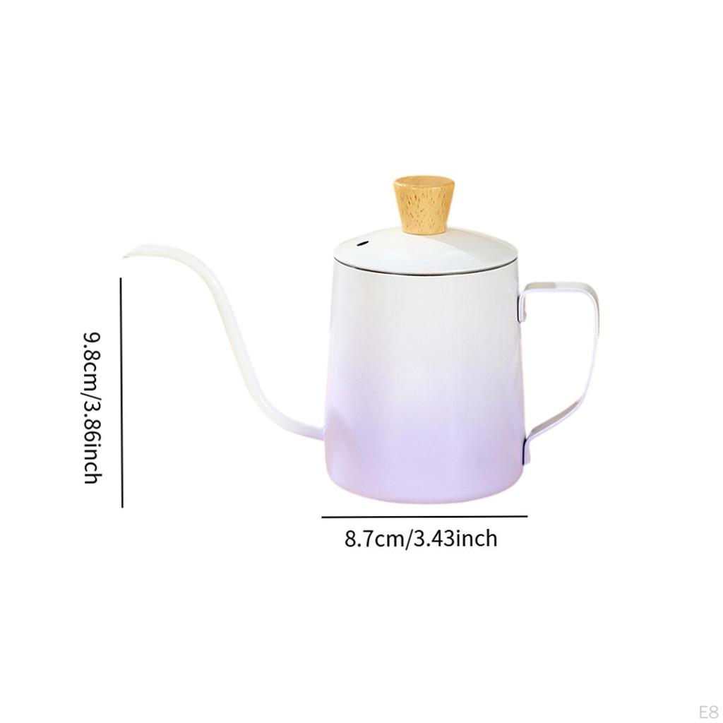 600 Ml Coffee Kettle with Stainless Steel Spout