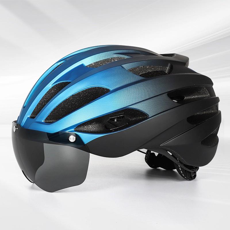 Unisex Bicycle Helmet Mountain Road Cycling Full Molded EPS PC Safety Headgear With Adjustable Fit Optional