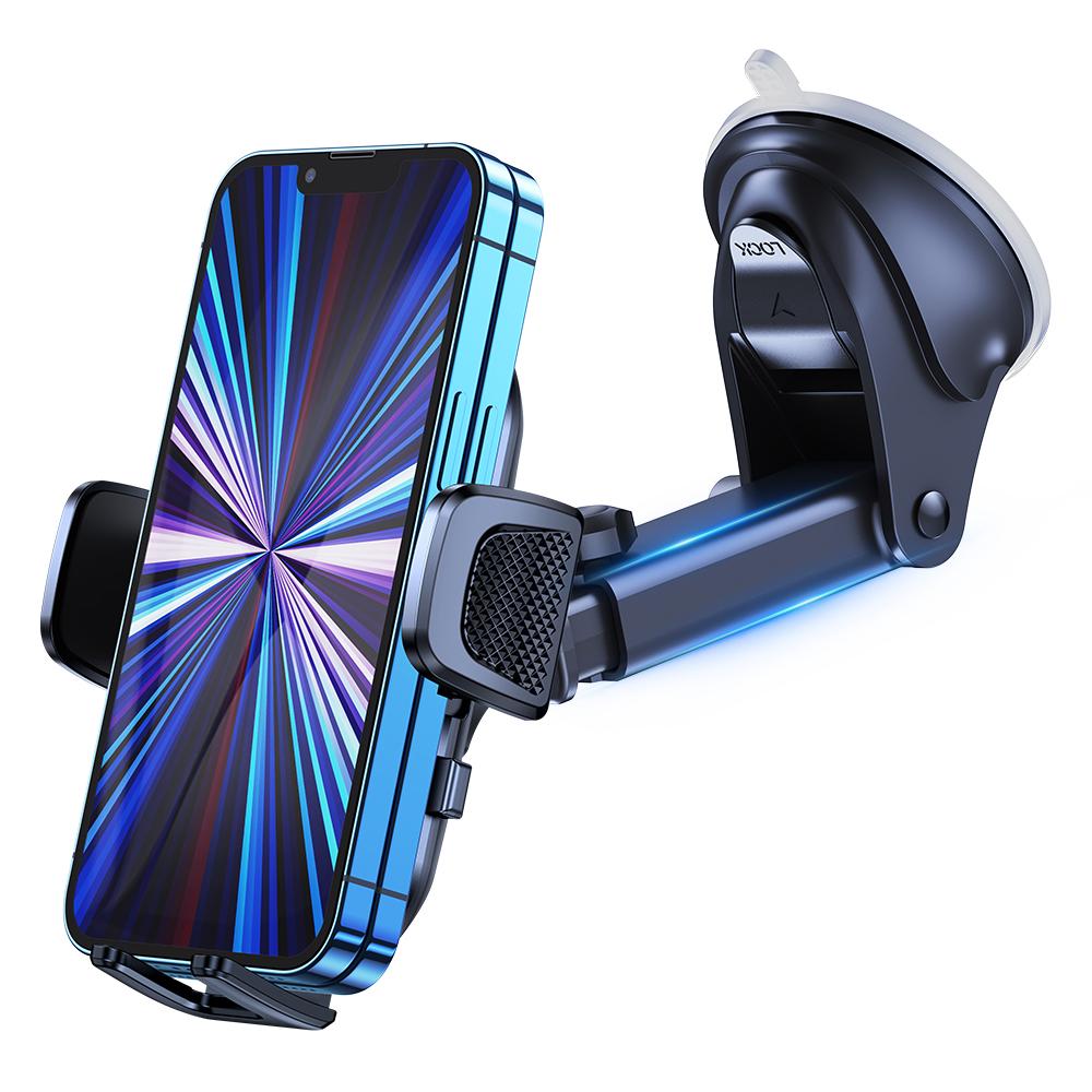 

TOPK Car Phone Holder Super Stable Car Phone Mount for Car Dashboard/WindscreenCompatible with All Mobile Phone чёрный