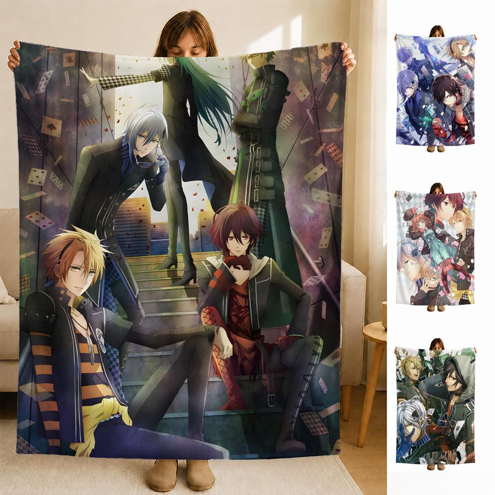 anime AAmnesia Story Throw Soft Flannel Blanket for Bed Bedroom Sofa Picnic Throw Skinfriendly Breathable Gift Cover