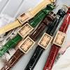 Rectangle Gypsy Star Diamond Watch Women'S Leather High-End Delicate Women'S Watch