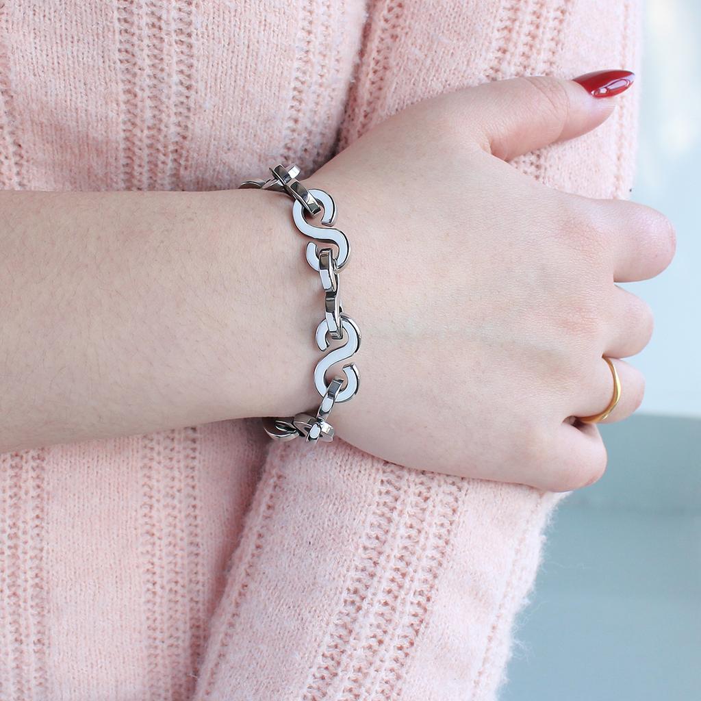 2026 New Arrival 316L Stainless Steel Twist Link Chain Bracelet Versatile Unisex Fashion Jewelry Hypoallergenic For Daily Party