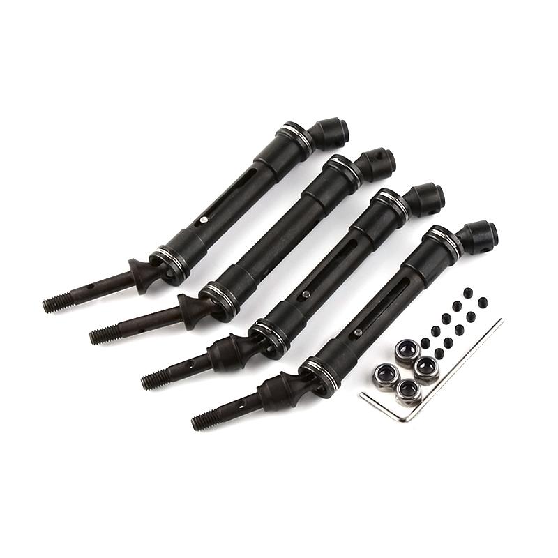 Steel CVD Front & Rear Drive Shaft Assembly Heavy Duty for 1/10 Traxxas Slash 4X4  Slash  Rustler VXL Stampede 4X4 VXL Car Parts