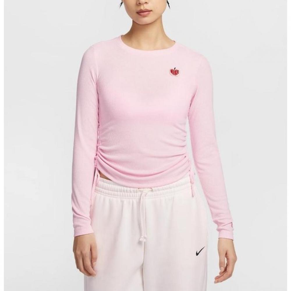 

Nike Women S Ribbed Long Sleeve Crop Top Dd4 Hv8728 663 HV8728 663 80