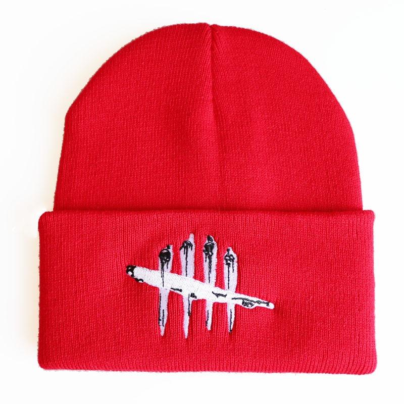 Buchstabenstickerei Strickmütze Herbst und Winter Mode Koreanischer Trend Vielseitige Wollmütze Pullovermütze für Damen und Herren Outdoor Thermomütze