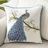 Butterfly Cushion Cover 45x45cm Floral Country Style Pillow Cover Cotton Embroidery Suqare Home decoration for Living Room