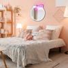 Wunderschönes Spiegel Neon Schild, Neon Schild für Wanddekoration, Rosa und Weißes Neon Licht Schild für Zuhause, USB-Anschluss LED Neon Schilder für Mädchenzimmer Dekoration