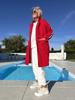 2025 Autumn/Winter Women's Color Block Lambswool Cardigan