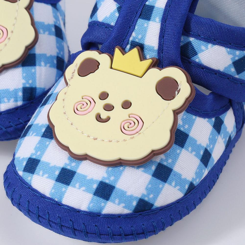 Newborn Shoes Cartoon Bear Cloth Shoes Soft Soled Baby Shoes For 0-1 Years Toddler Shoes