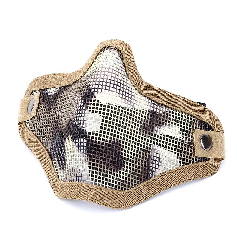 Tactical Mesh Half Face Shooting Mask - Breathable Military Protective Gear