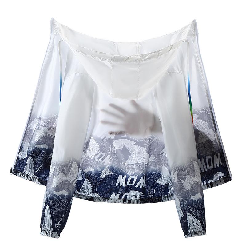 Summer Sun Protection Men's Printed Men Outdoor Quick UV Resistant Skin Friendly Fishing Clothes