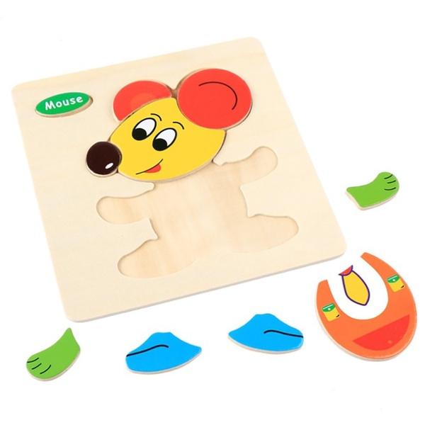 Premium Quality Wooden Puzzle Educational Developmental Baby Kids Training Toy With Fashion Style