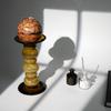 Glass Candlestick Geometric Pebbles Candle Holder Candelabros Decorativos Wedding Centerpieces Decoration