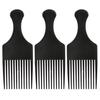 Anself 3 PCS Comb Curly Hair Brush Comb Hairdressing Styling Tool Black for Man & Woman