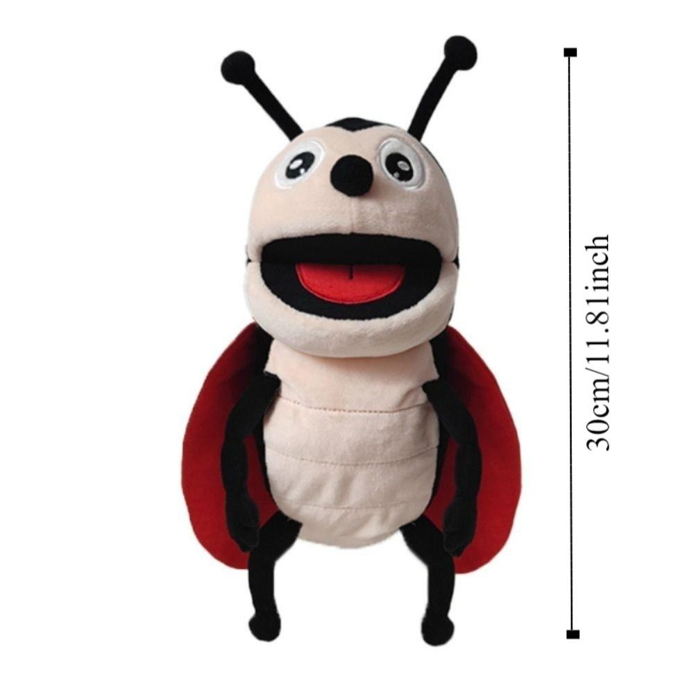 Ladybugs Animal Insect Hand Puppet Plush Bees Hand Finger Story Puppet Preschool