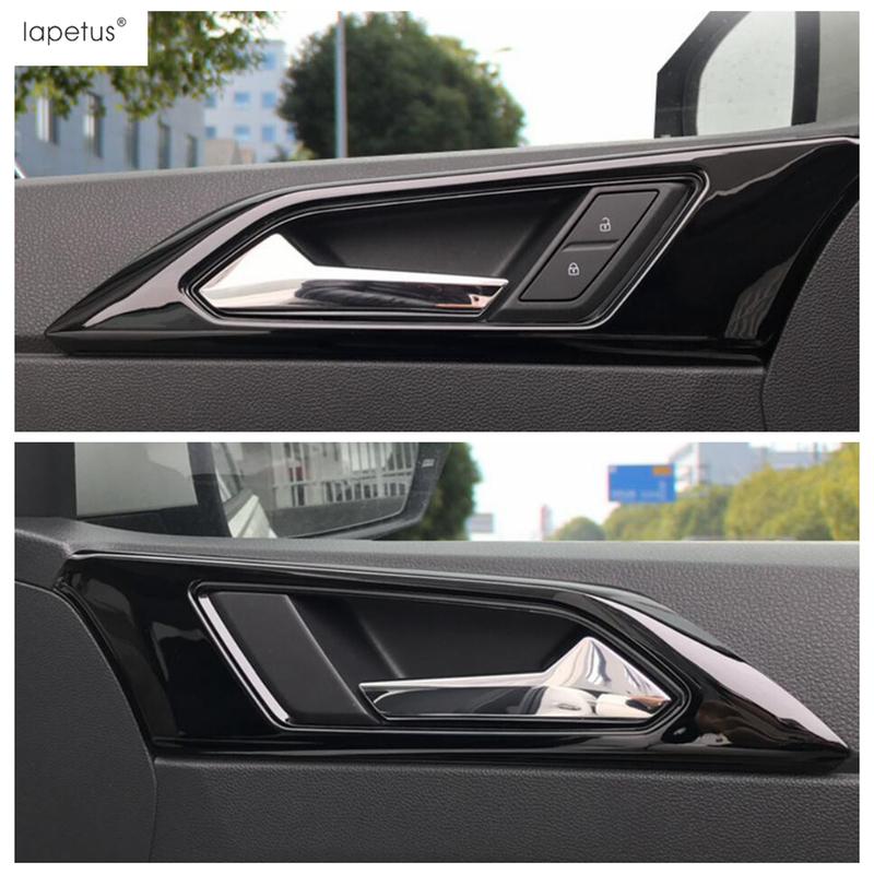 AC Air Shift Gear Panel Handle Bowl Head Light Lamp Window Lift Cover Trim Black Accessories For VW Volkswagen Polo  -