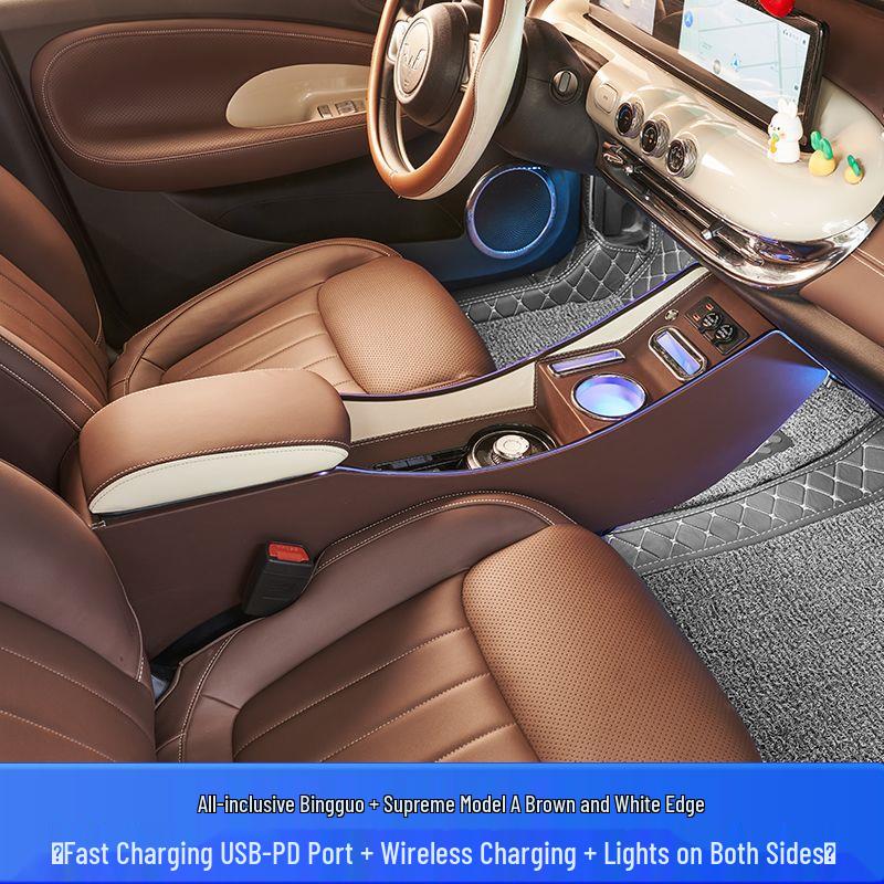 Armrest Storage Box for Wuling Bingo Electric Vehicle Interior Modification