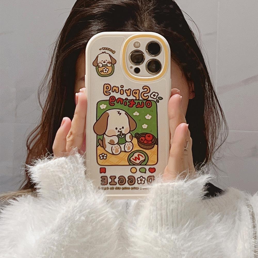 IPhone 16 Case, Apple 17 Pro Max Silicone Protective Case, Compatible with IPhone XR, Original Cartoon Design, 13 Pro