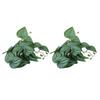 2PCS Artificial Water Plant Simulation Vine Lifelike Plastic Leaves Decoration with Suction Cup for Fish Tank