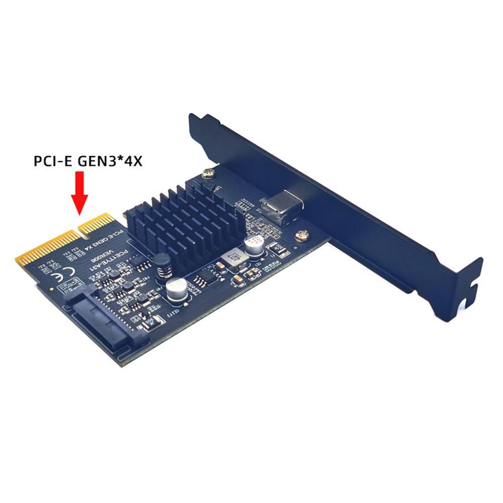 USB 3.2 Gen 2X2 ASM3242 Chipset Expansion Card For Windows 10/11 32/64BIT/MAC