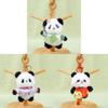 Panda Keychain Plush Toy With Pp Cotton Filling For Backpack Decor And Collection