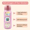 55pcs Suitcase Stickers Stickers Scooter Computer Tablet Cartoon Decoration