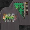 Plants vs Zombies T-skjorte: Retro Gaming T-skjorte, 100 % bomull