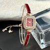 Fashion Rhinestone Women Watch Square Dial Ladies Quartz Watches Bracelet Band Wristwatches