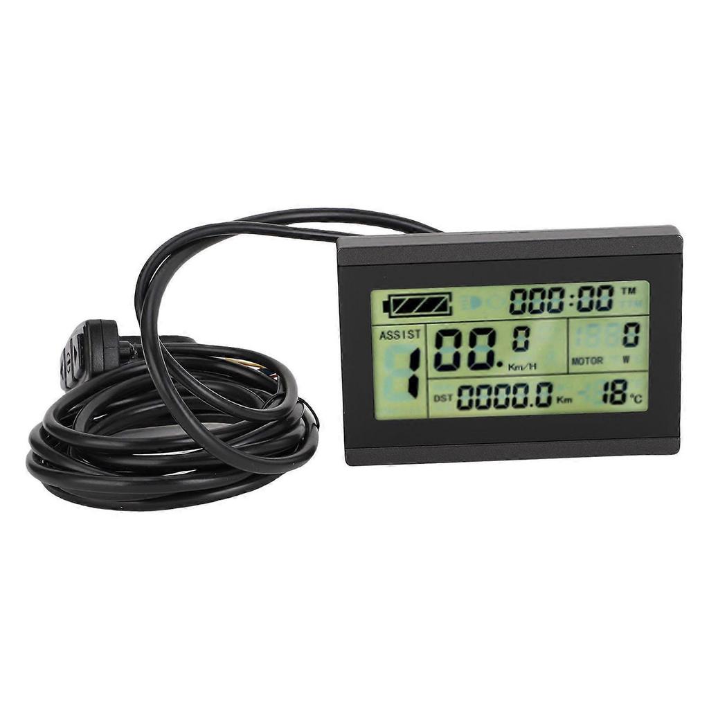 Mountain Bike Display Meter Color Screen Cycling Control Panel for Electric Bikes Scooters SM Connector