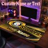 Pittsburgh Steelers Customized Name Text Mouse Pad, Large Desk Mouse Mat Personalized Home Office Present