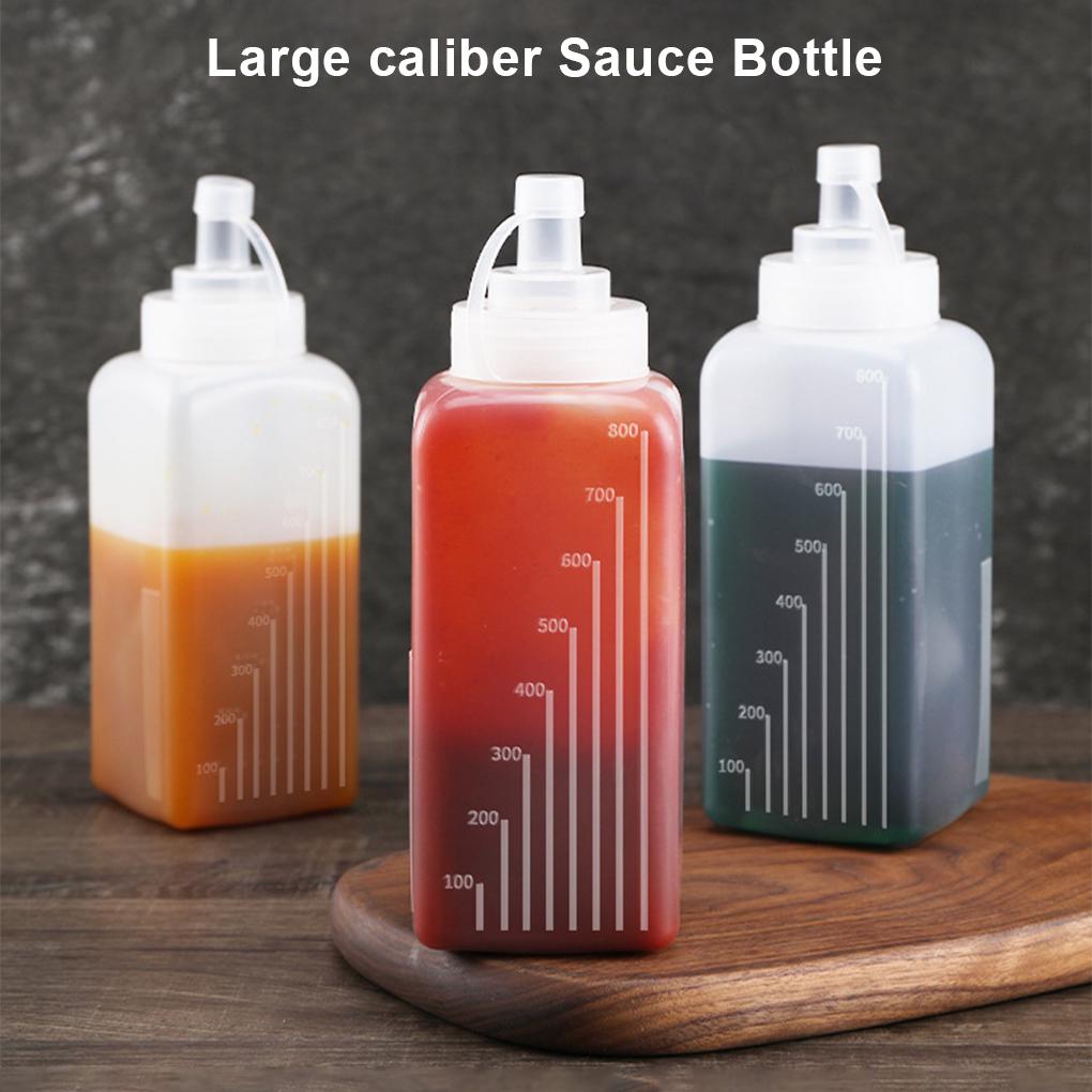 PP Squeeze Lieblingssaucen Weite Plastik-Saucenflasche Plastik-Squeeze-Saucenflasche Lebensmittelqualität
