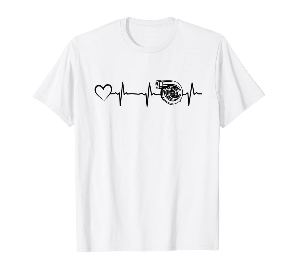 Car Turbo Heartbeat Heart Car Racing Turbo Boosting Turbo T-Shirt
