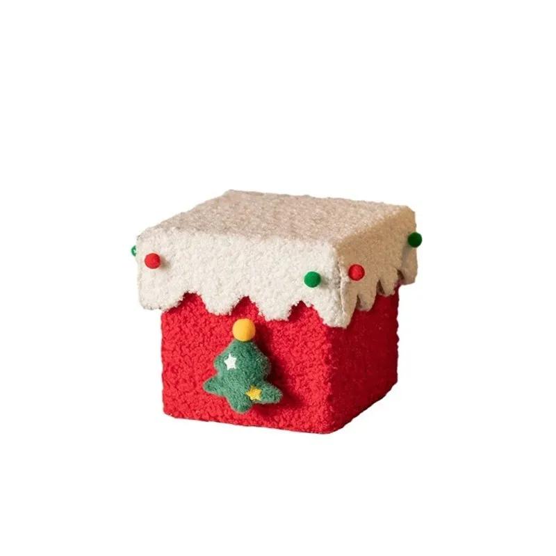 Handmade Christmas Gift Boxes DIY Sturdy Thickened Decorative Apple Boxes High End Reusable Candy Packaging Boxes Party Favor
