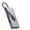 11-in-1 USB-C Docking Station: HDMI, Card Reader, VGA, Ethernet, Screen Mirroring for Laptops and Phones