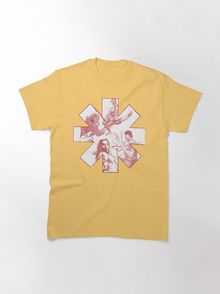 Red Hot Chili Peppers All Member One Face Classic T-Shirt