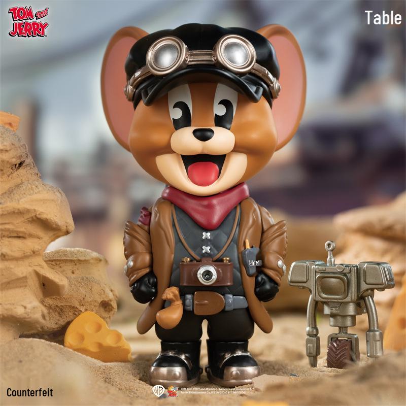 Tom and Jerry Cat and Mouse Cheese Planet Adventure Toy Figure Ornament Gift