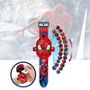 Cartoon Electronic Ultraman Watch For Kids 3-8 Years Old With Projection And Light Feature